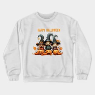 Happy Halloween Pumpkin Parade Crewneck Sweatshirt